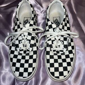 Women’s Vans Black and White Checkered Sneakers